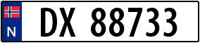 Truck License Plate